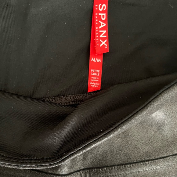 Spanx Faux Leather Leggings - Picture 2 of 2